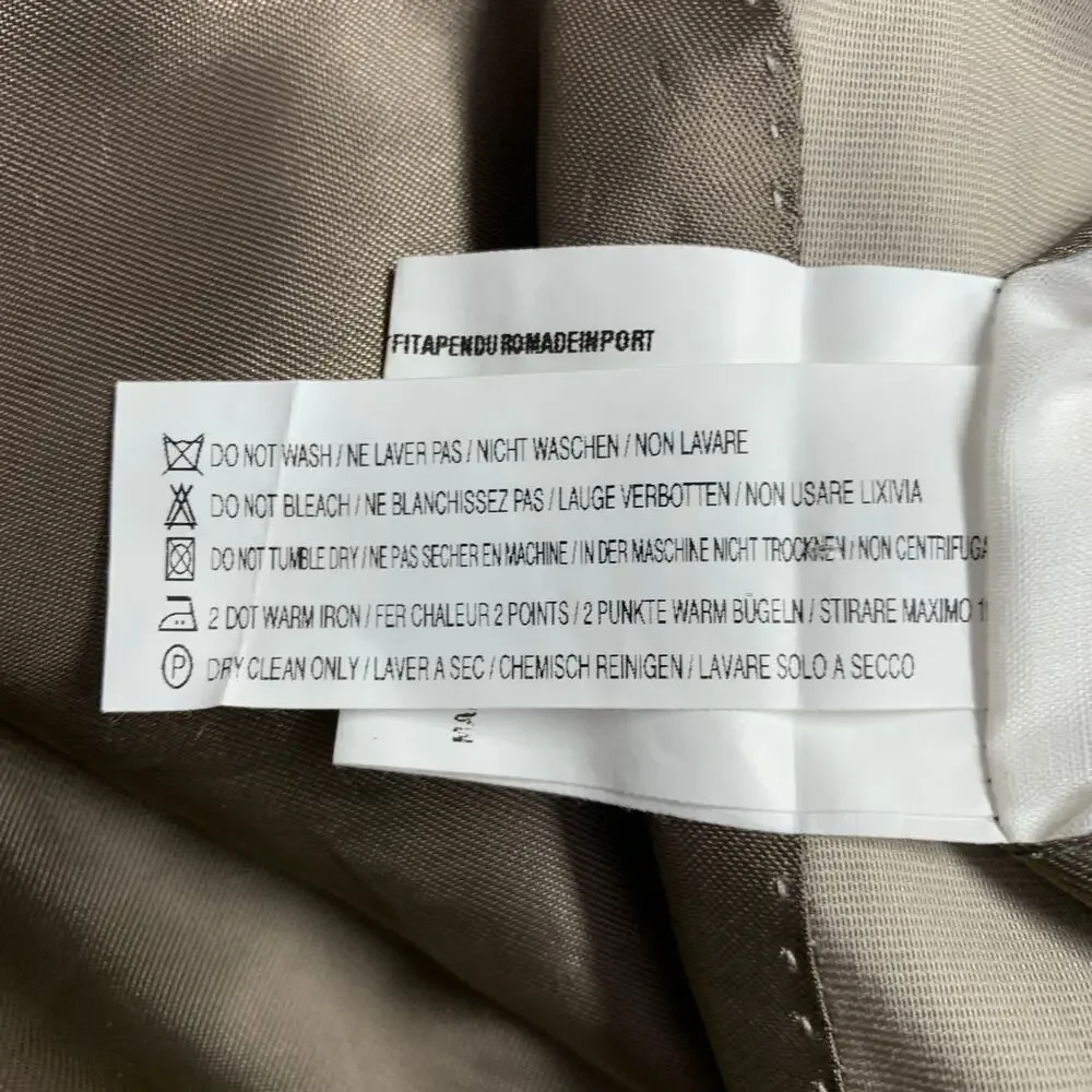 PS by PAUL SMITH Size 42 Khaki Cotton Blend Sport Coat
